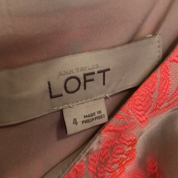 LOFT embroidered dress - Picture 3 of 6